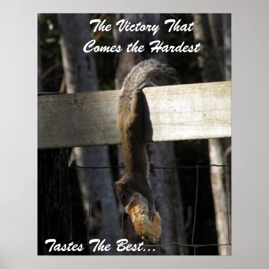 Poster La victoire qui vient les plus durs goûts Le meill (Devant)