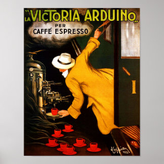 Poster La Victoria Arduino Caffe Expresso Italy