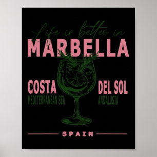 Poster La vie à Marbella est meilleure sur la Costa del S