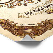 Poster la vie arrive café aide (Coin)