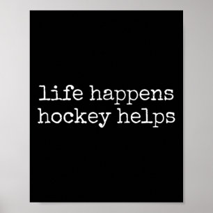 Poster La vie arrive Hockey aide _3