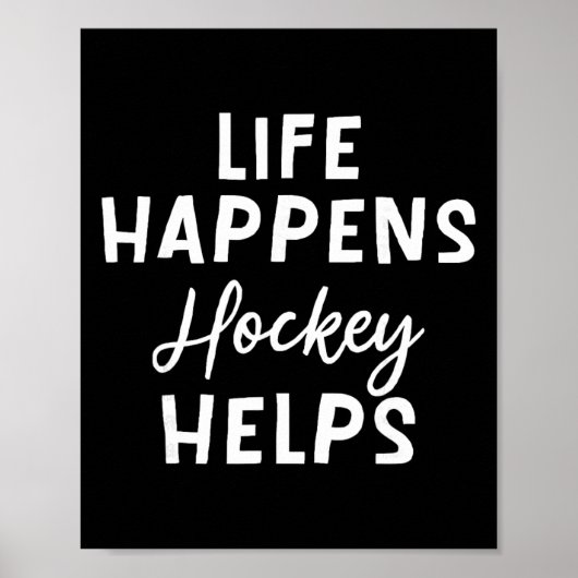 Poster La vie arrive Hockey aide _4 (Devant)