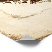 Poster la vie arrive, le café aide (Coin)