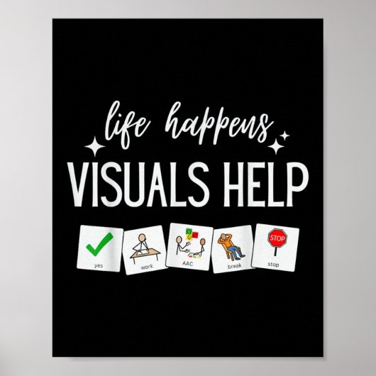 Poster La vie arrive Visuaux Aide, Enseignement de l'éduc (Devant)