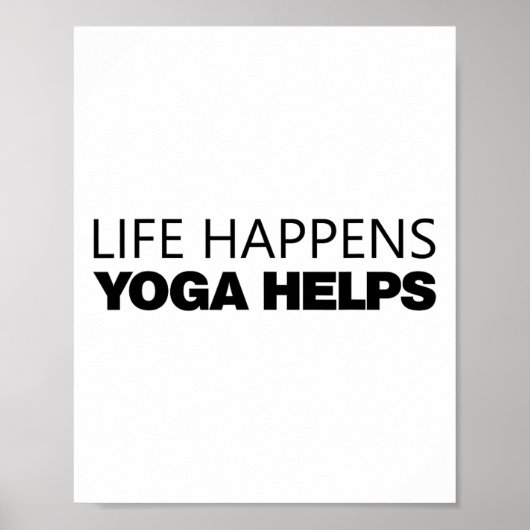 Poster La vie arrive Yoga aide _14  (Devant)