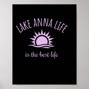 Poster La vie au lac Anna est la meilleure Virginie Voile