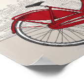 Poster la vie, c'est comme rouler à vélo (Coin)