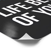 Poster La vie commence à la fin de votre zone de confort (Coin)