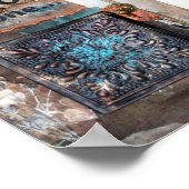 Poster La vie commence Citation mixte Art Imprimer (Coin)