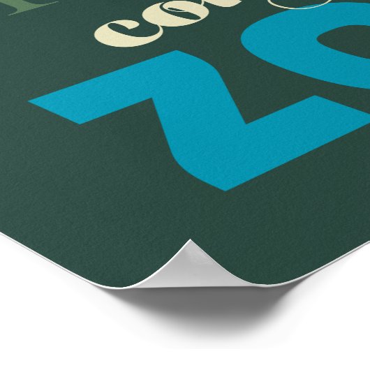 Poster La vie commence Inspiration Devis Typographie Post (Coin)