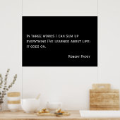 Poster La vie continue (Cuisine)