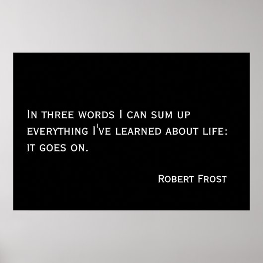 Poster La vie continue (Devant)