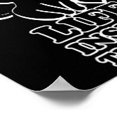 Poster La Vie Dans La Boîte - Chat Kitty Noir (Coin)