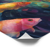 Poster La vie dans un bol de poisson no 16 (Coin)