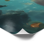 Poster La vie dans un bol de poisson no 20 (Coin)