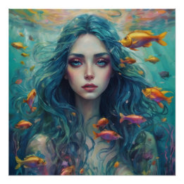 Poster La vie dans un bol de poisson no 9