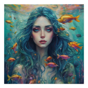 Poster La vie dans un bol de poisson no 9