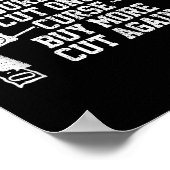 Poster La vie de menuisier - Citation drôle de travail du (Coin)