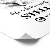 Poster La vie de Poméranie est meilleure avec le nom de c (Coin)