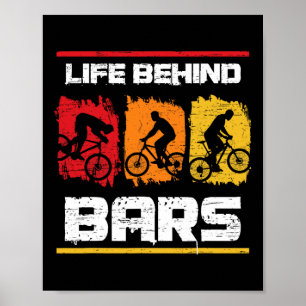 Poster La vie derrière le VTT Rs pour un vélo de montagne