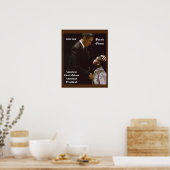 POSTER LA VIE DES NOIRS COMPTE BARACK OBAMA (Cuisine)