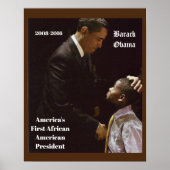 POSTER LA VIE DES NOIRS COMPTE BARACK OBAMA (Devant)