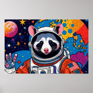 POSTER LA VIE D'OPOSSUM SUR LES PLAINES DU DÉSERT