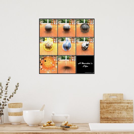 Poster La vie du marbre (Cuisine)