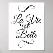 Poster La vie est belle (Devant)