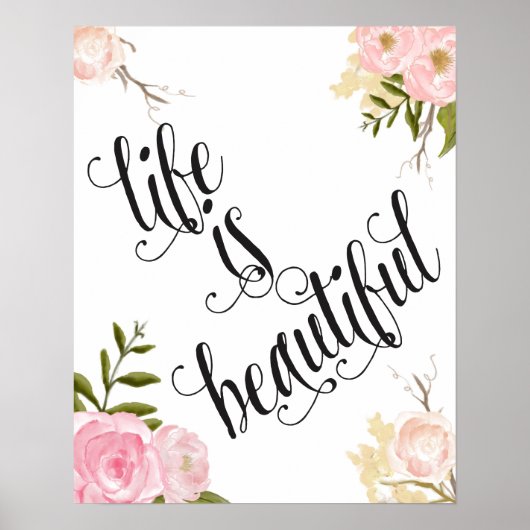 Poster La vie est belle (Devant)