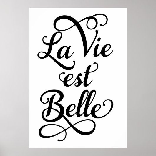 Poster la vie est belle, la vie est belle, (Devant)