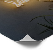 Poster La vie est belle lumière néon (Coin)