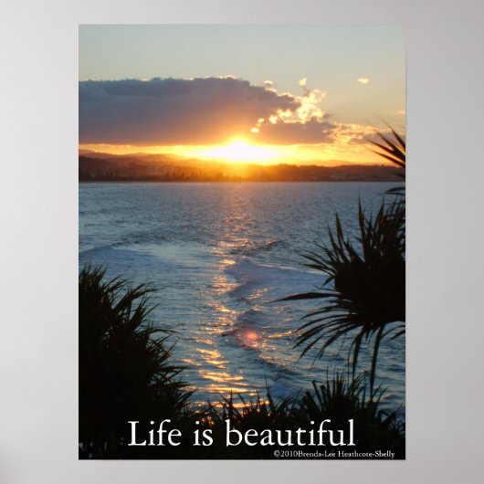 Poster La vie est belle, poster. (Devant)