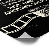 Poster La Vie Est Comme Une Caméra Citation Motivationnel (Coin)