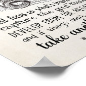 Poster La vie est comme une caméra Inspiration (Coin)