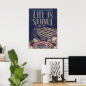 Poster La vie est courte (Bureau à domicile)