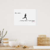 Poster La Vie Est Courte - Courante (Cuisine)