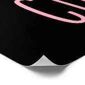 Poster La Vie Est Courte - Mangez Le Cupcake (Coin)