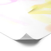 Poster La vie est désordonnée Abstraite goutte-à-goutte (Coin)