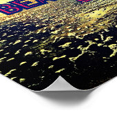 Poster "La vie est dure", citation d'Abraham Lincoln (Coin)