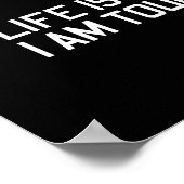 Poster La vie est dure, je suis plus dure (Coin)