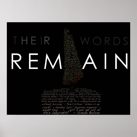 Poster La vie est éphémère (Devant)