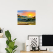 Poster La Vie Est L'Équilibre Citation Rumi Coucher De So (Bureau à domicile)