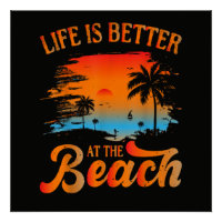 La vie est meilleure à la plage