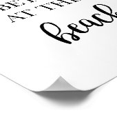 Poster La vie est meilleure au Beach Home Décor Art Print (Coin)