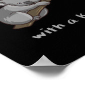 Poster La Vie Est Meilleure Avec Koala (Coin)