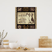 Poster La Vie Est Meilleure Avec La Couverture De Chien B (Cuisine)