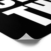 Poster La Vie Est Meilleure Avec La Pensée Critique (Coin)