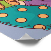 Poster La Vie Est Meilleure Avec Les Chats (Coin)