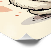 Poster La vie est meilleure avec les chats mignonne Chat  (Coin)